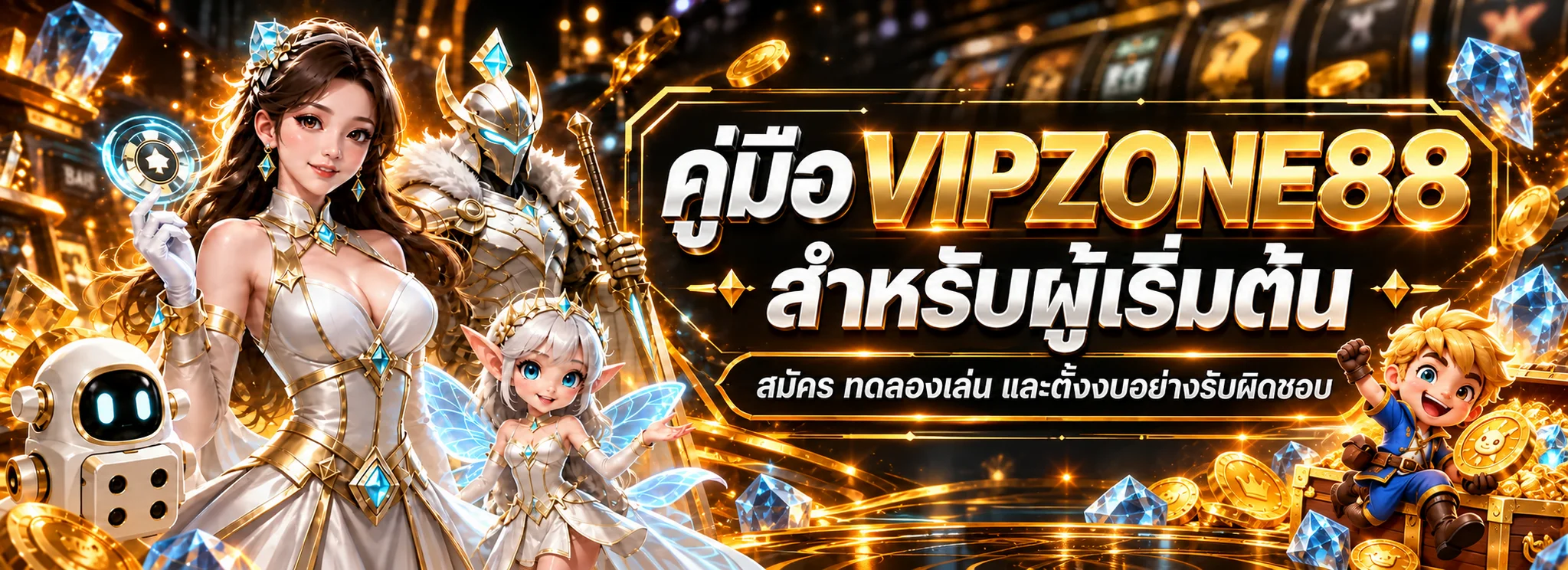 VIPZONE88 คู่มือผู้เริ่มต้น สมัคร ทดลองเล่น ตั้งงบปลอดภัย